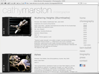 Web site for Cathy Martson